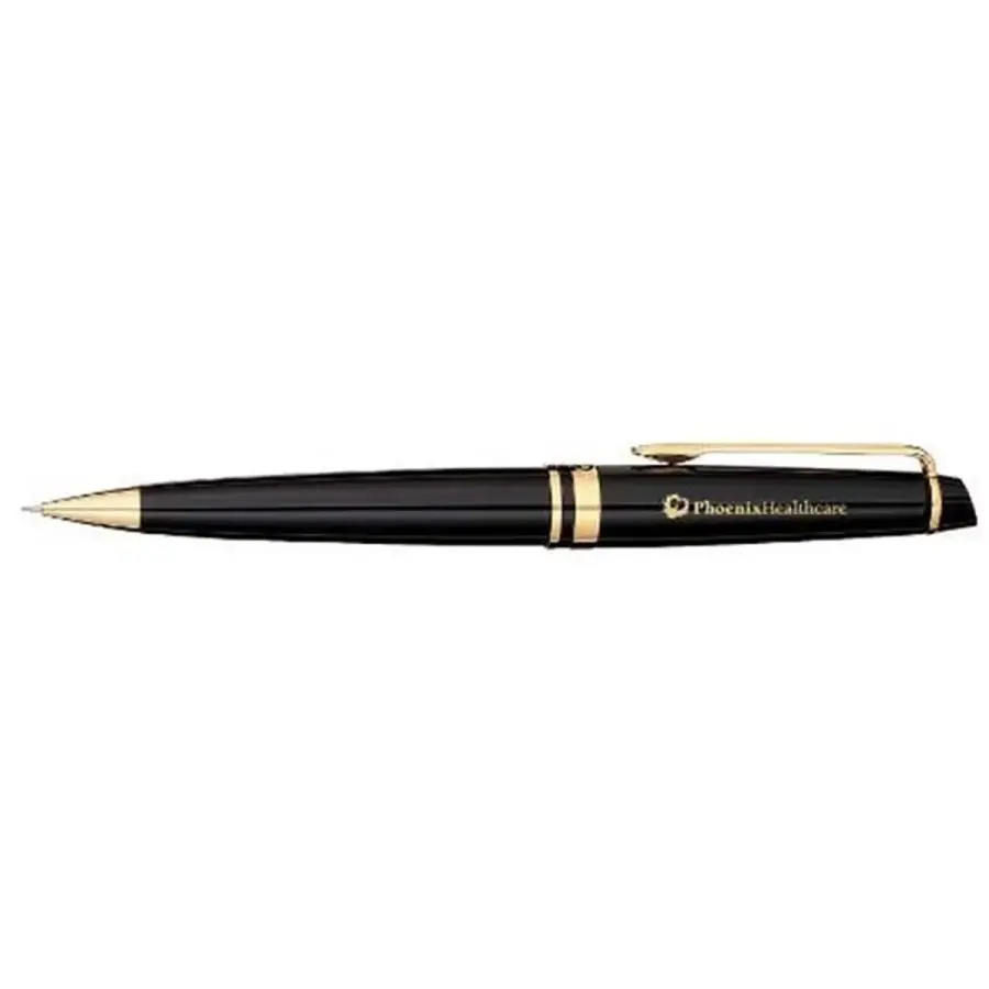 Waterman Expert Ballpoint Pen - Black with Gold Trim