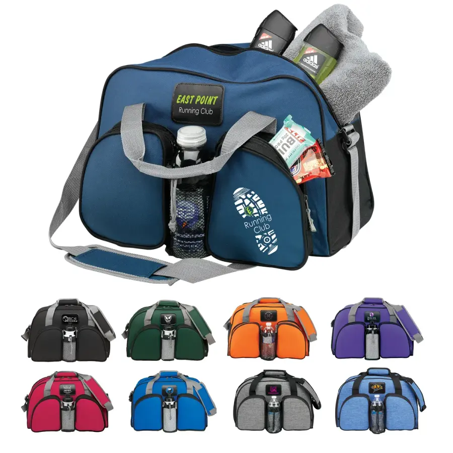 Weekender Duffel Bag -17.5" 600D Polyester (9 Solid Colors)
