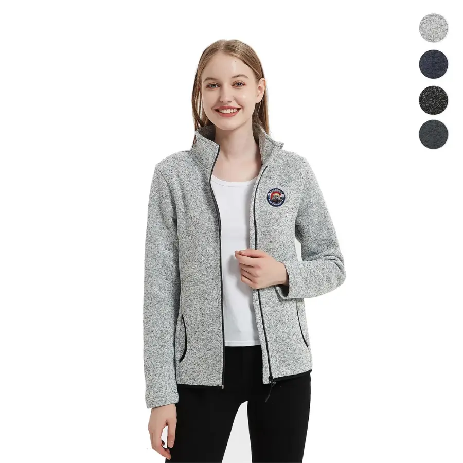 Women's Full-Zip Sweater Fleece Jacket