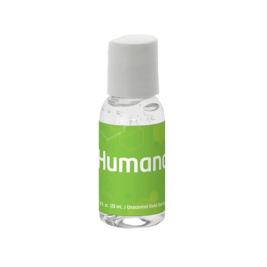 1 oz. Clear Gel Hand Sanitizer in Round Bottle in Clear