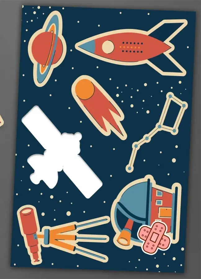 7" x 11" Vinyl Sticker Sheet 6 Mil