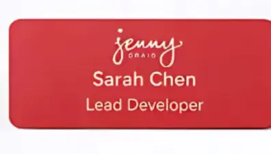 Engraved Name Badge