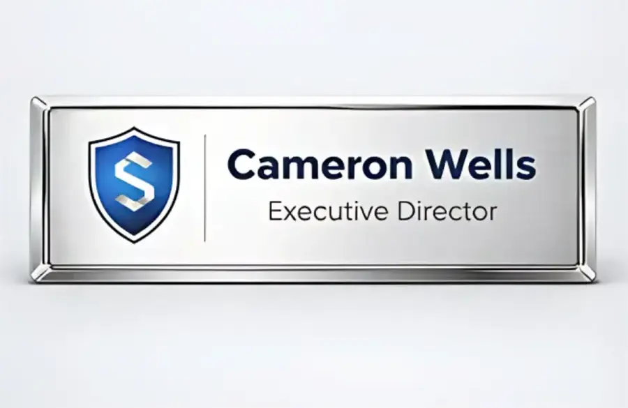 Executive Name Badge