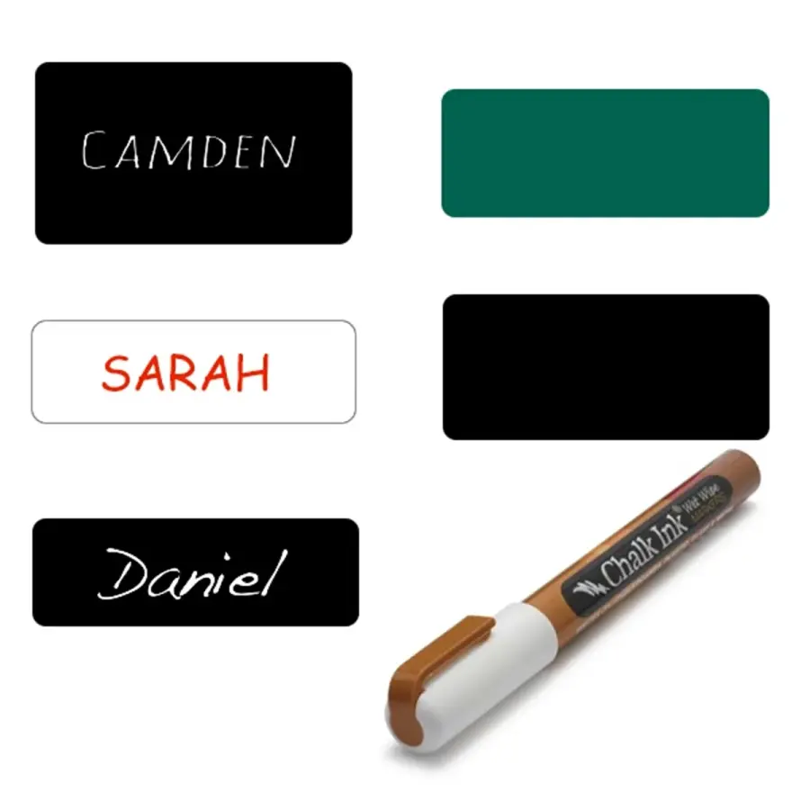 Chalkboard Blank Name Badge