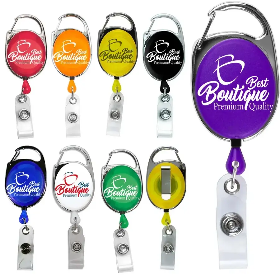 Custom Multicolor Anti-Lost Retractable ID Card Badge Holder