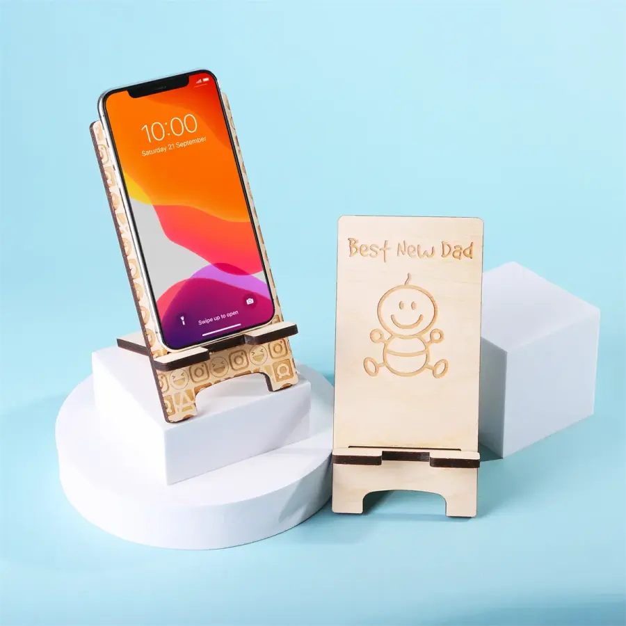 Foldable Wood Phone Stand