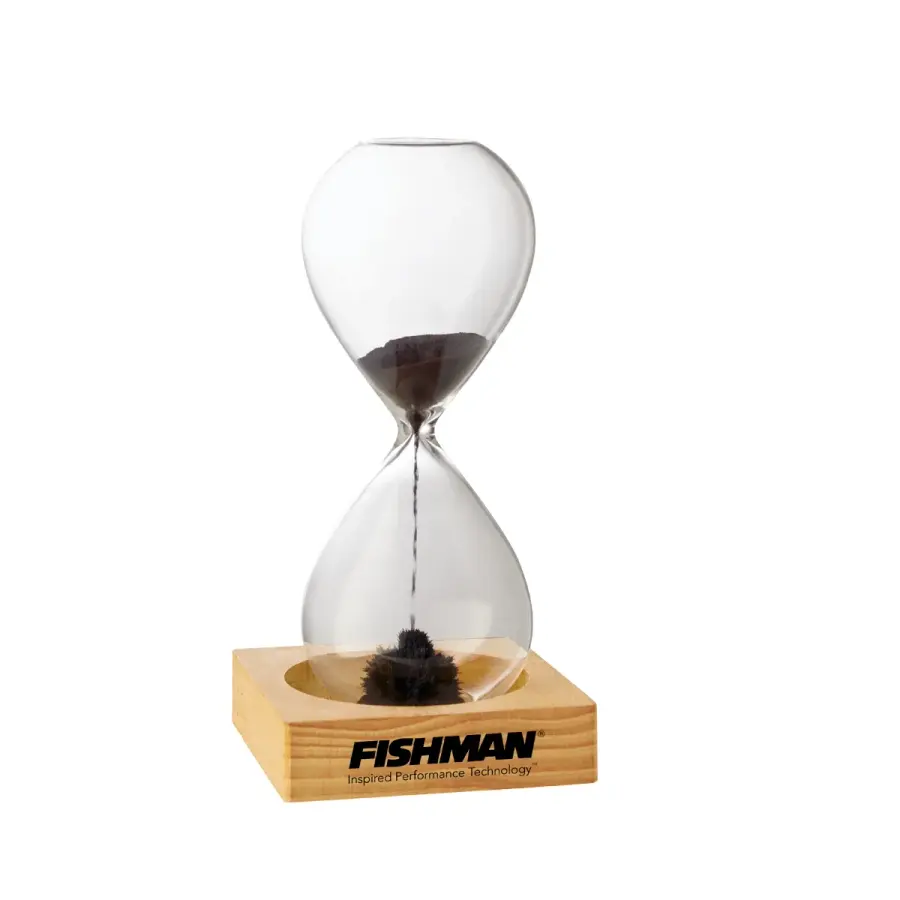 Magnetic Sand Timer/Hourglass in Wood-Clear
