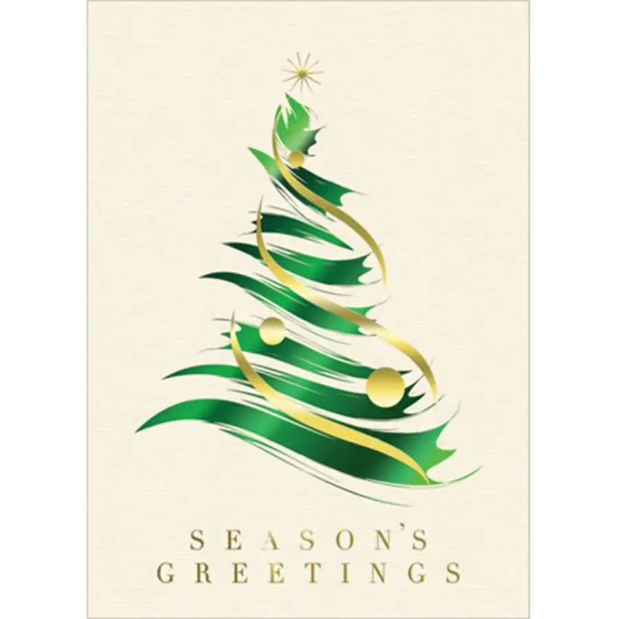 Premium Brushstroke Tree Greeting Card