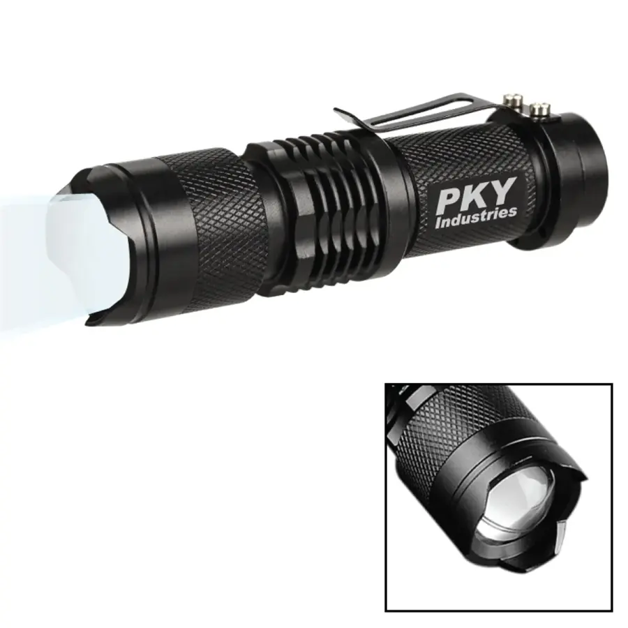 Tactical Ultra Bright CREE LED Flashlight in Black