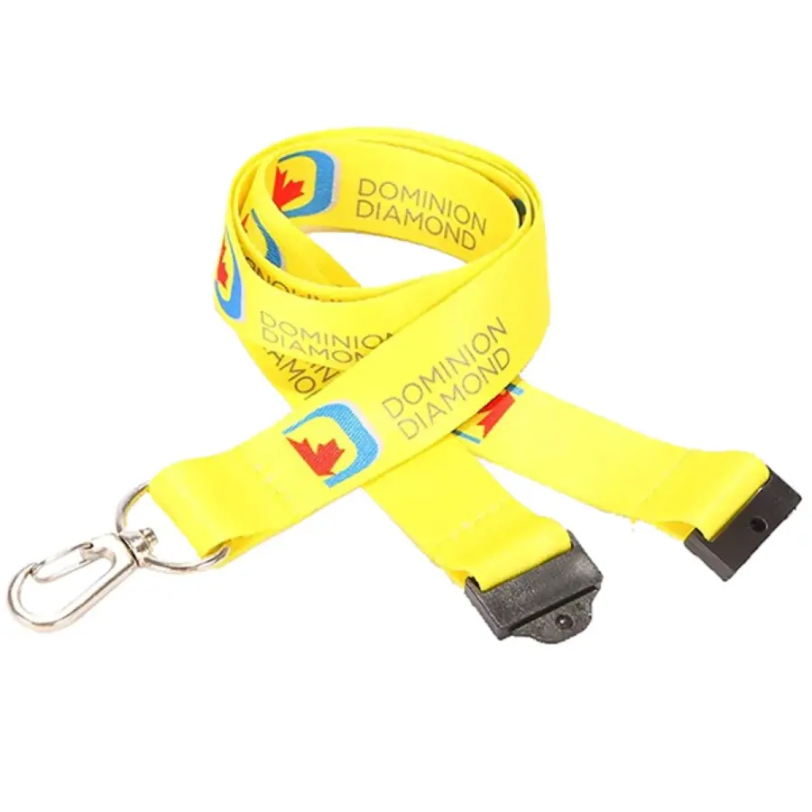 3/4 Dye-Sublimation Lanyard w/ Safety Breakaway