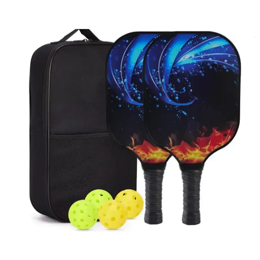 Carbon Fiber Pickleball Racket Paddle Set