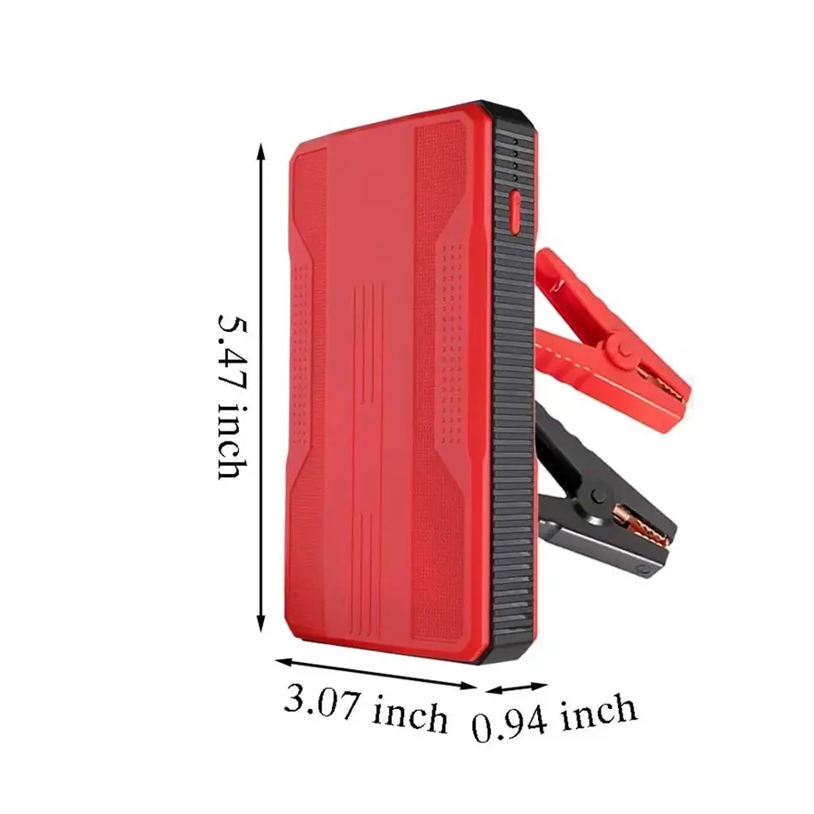Portable 12V Auto Battery Car Jump Starter with Flashlight