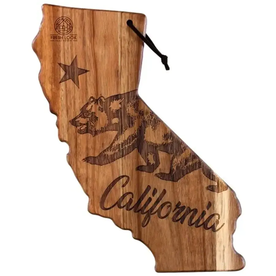 California State Shaped Cutting & Serving Board