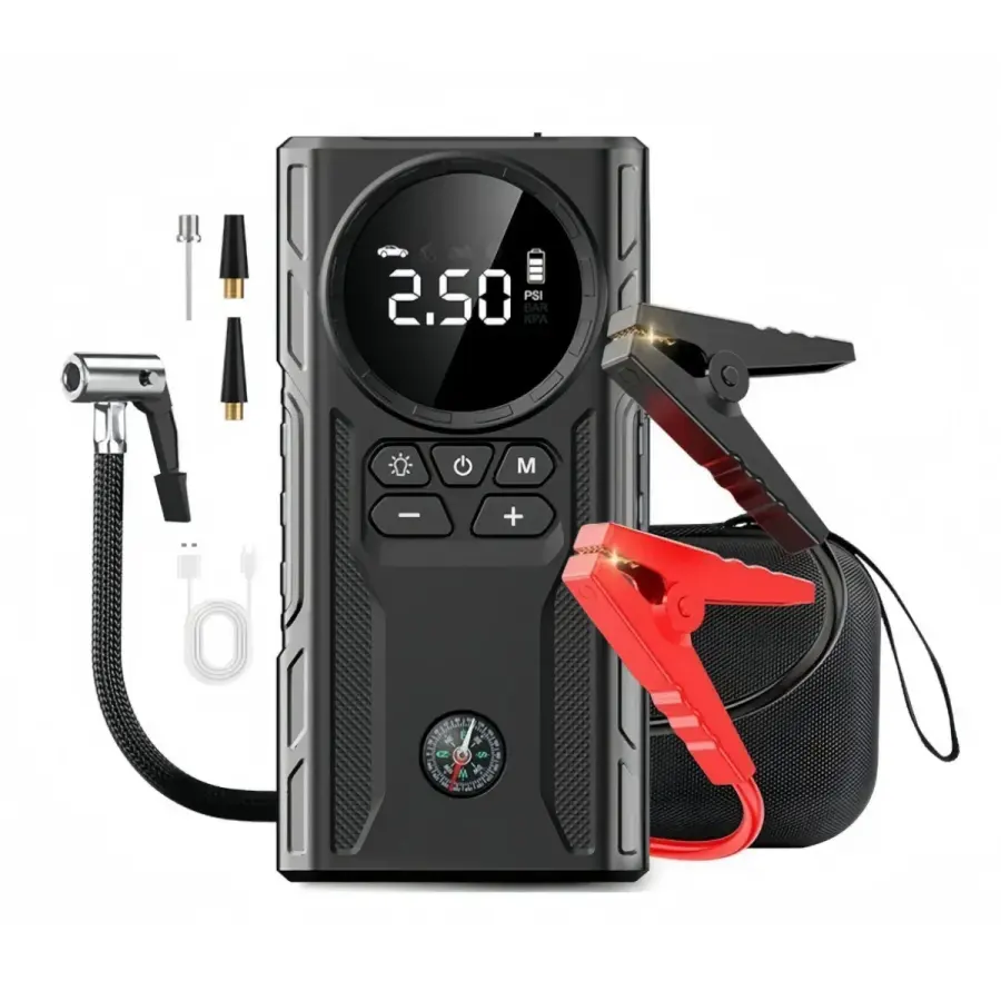 Car Jump Starter With Air Compressor