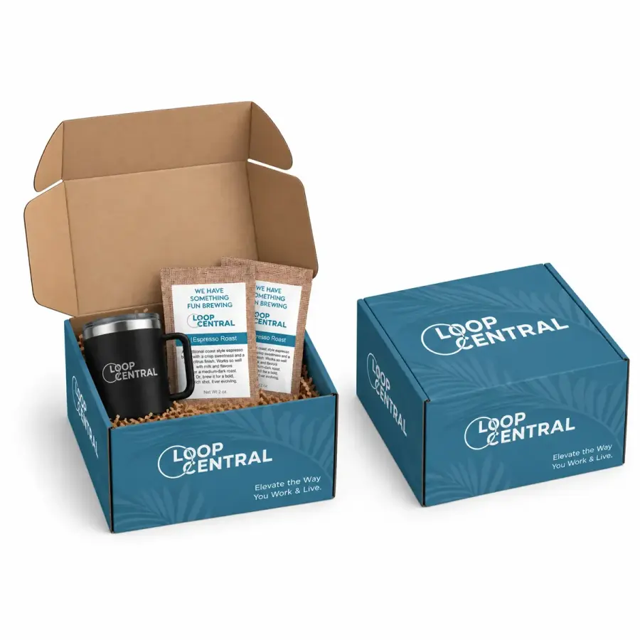 Craft Coffee Gift Kit with Stainless Steel Mug