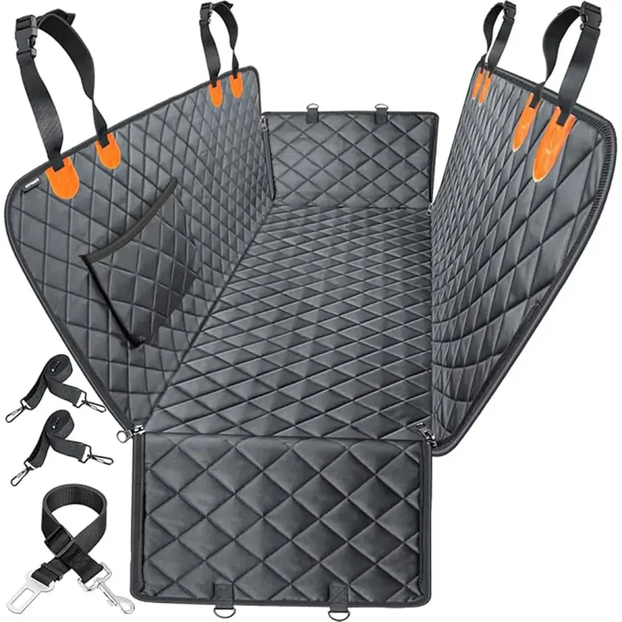 Dog Car Seat Cover: 100% Waterproof Hammock for Vehicles