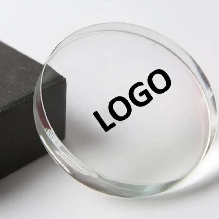 Elegant Clear Crystal Paperweight
