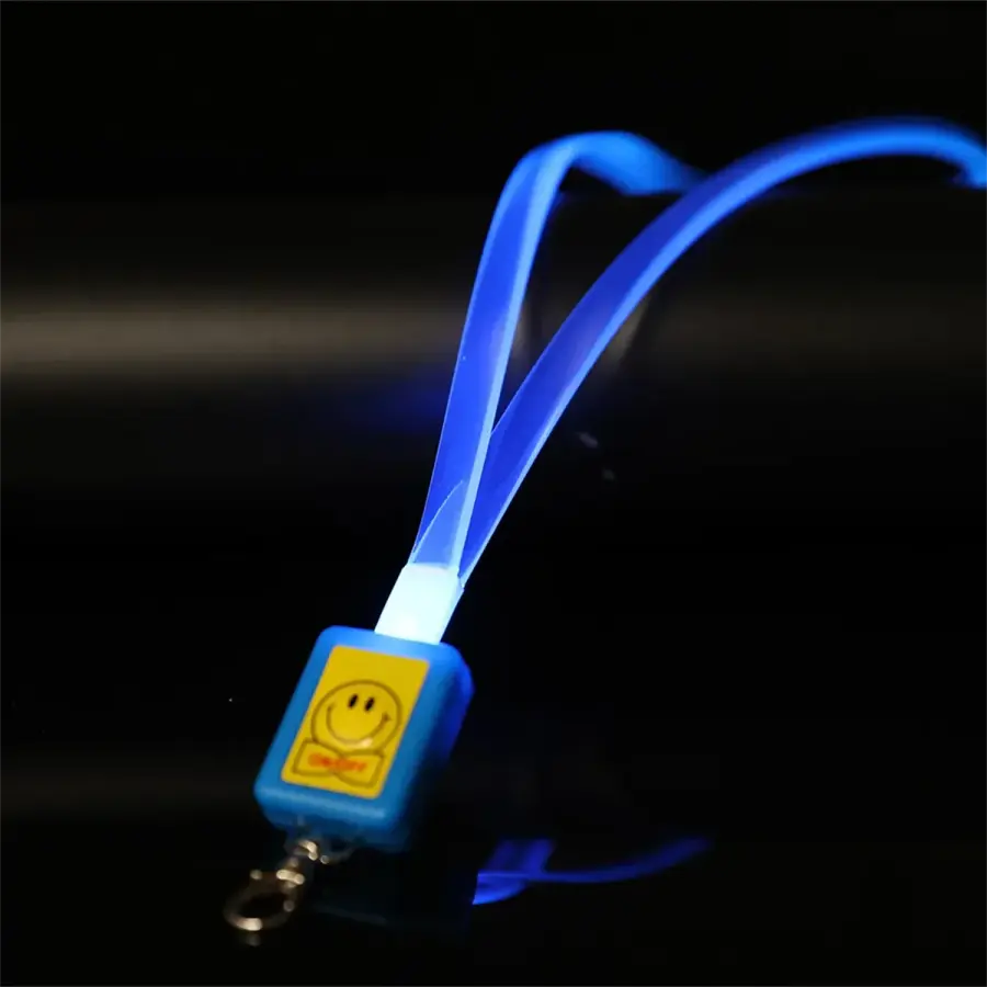 LED Light Up Neon Lanyard