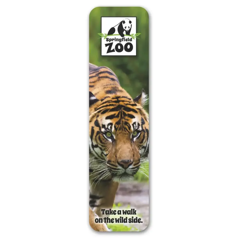 Plastic Bookmark - 10 Mil in 10K Thickness White