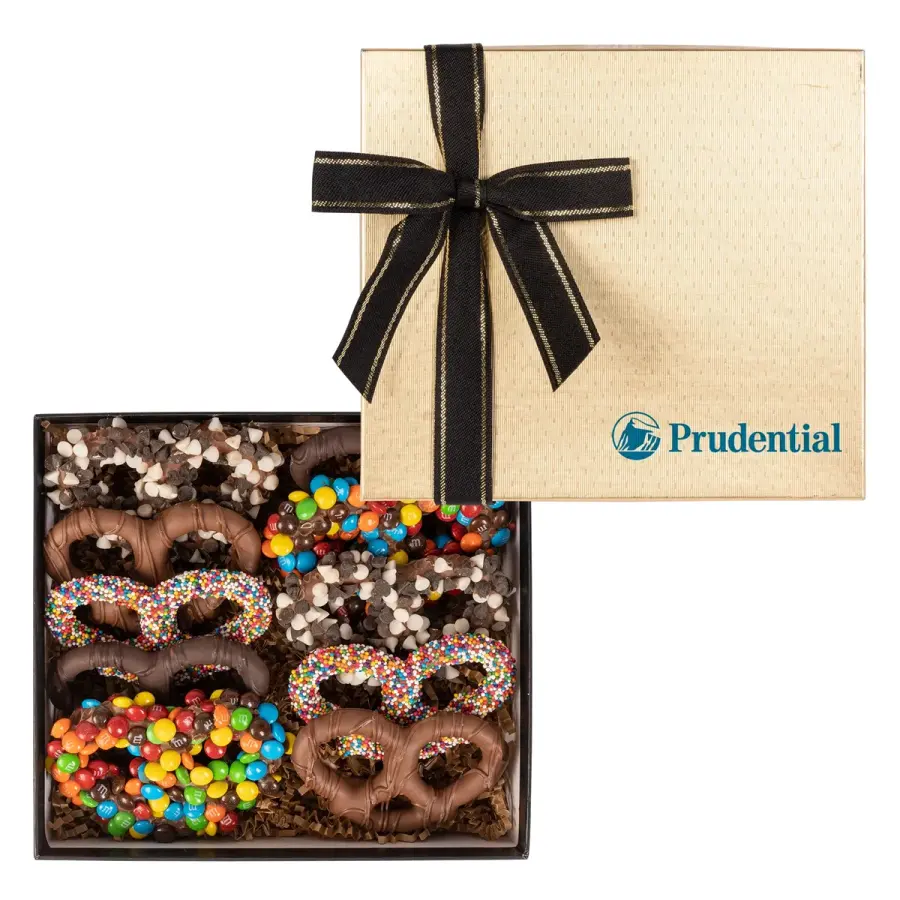 Premier Chocolate Covered Pretzels in Gift Box