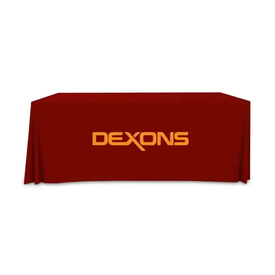 Premium Full Color Table Covers & Throws-4 Sided 6ft x 2.5ft