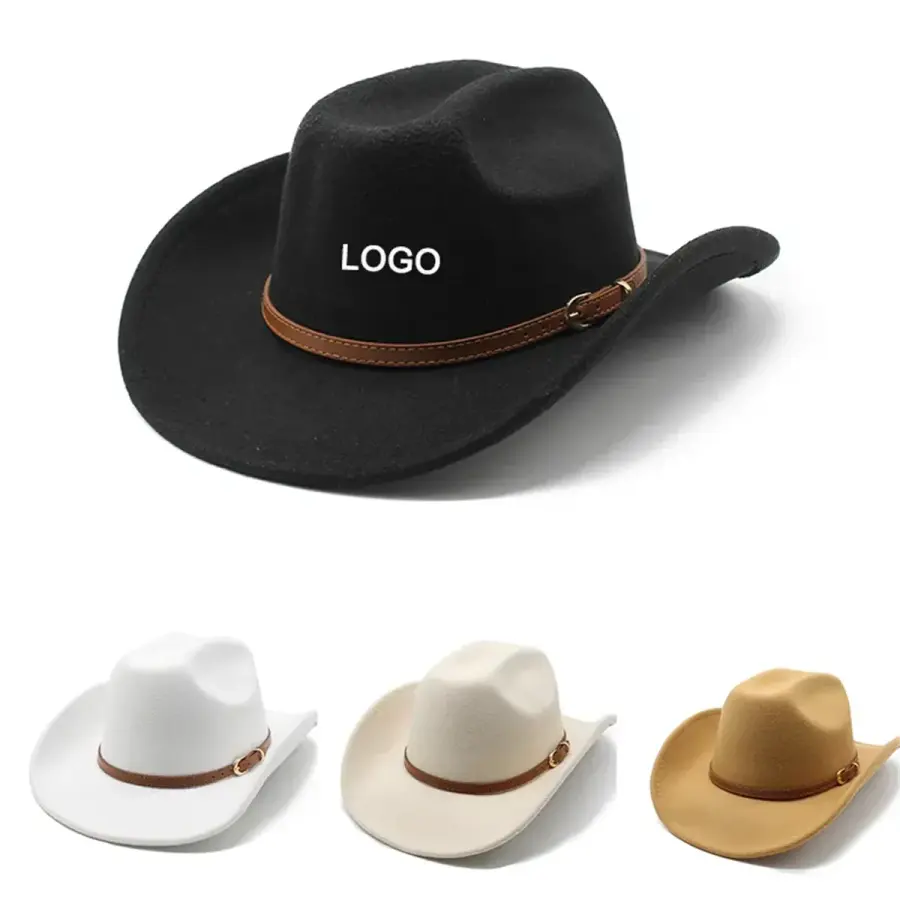 Western Cowboy Wool Hat