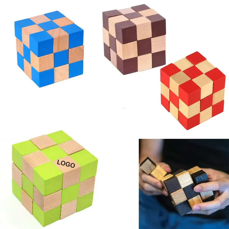 Wooden Cube Puzzle